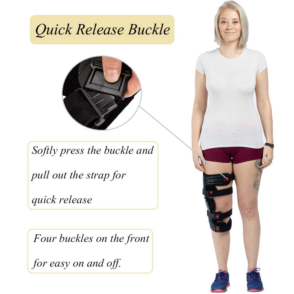 Osteoarthritis Unloader Adjustable ROM Stabilizing Knee Brace