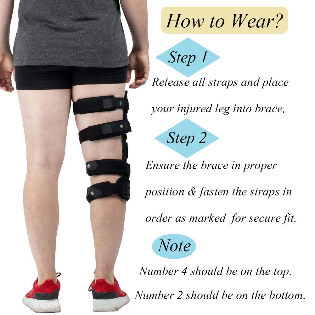 Osteoarthritis Unloader Adjustable ROM Stabilizing Knee Brace
